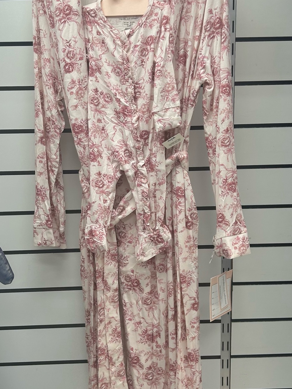 NWT cupcakes and cashmere mommy and me robe pajamas and infant set medium